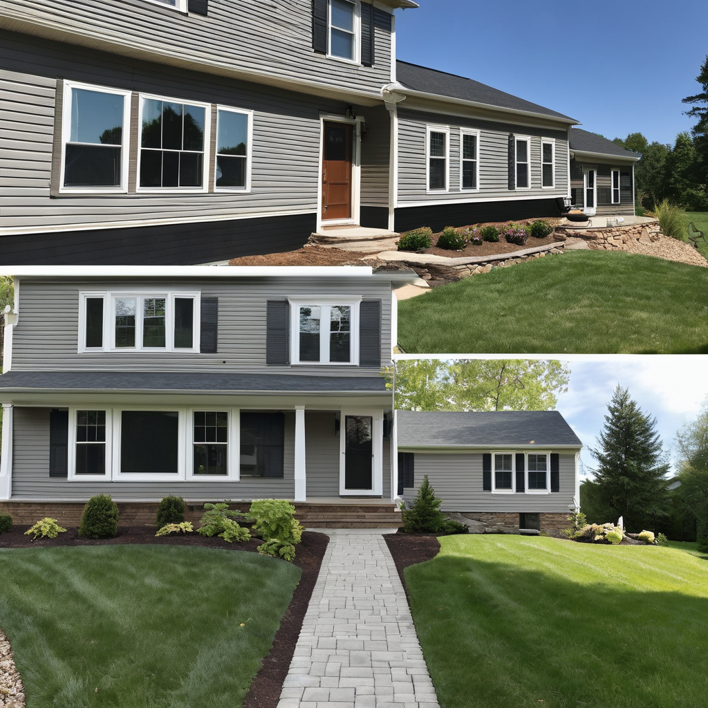 Local siding company project featuring quality exterior renovation work
